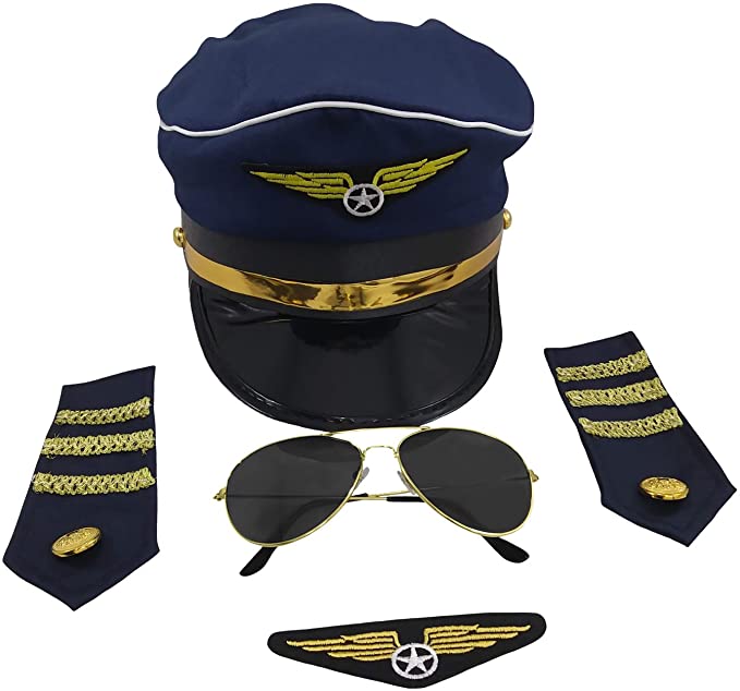 Pilot costume accessory set