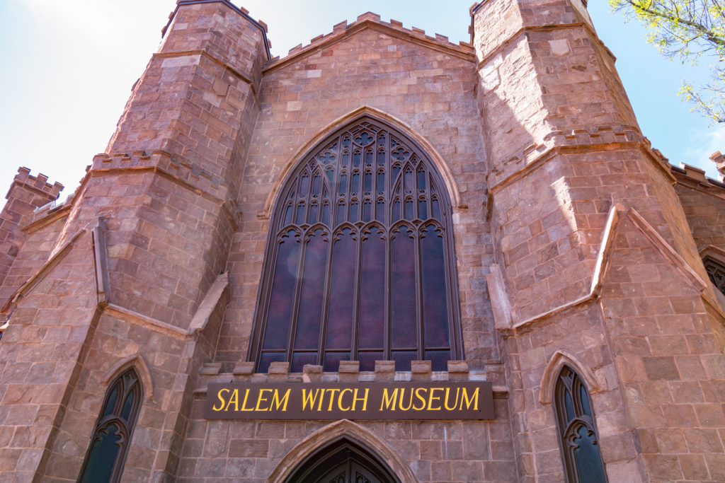 Front entrance of the Salem Witch Museum