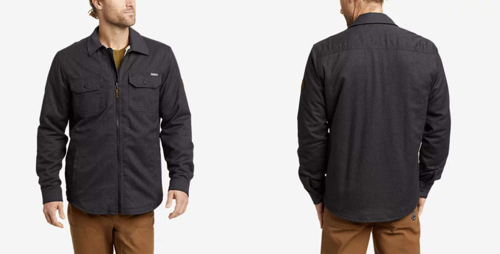 Eddie Bauer Favorite Flannel Shirt Jacket