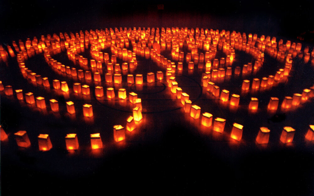 Labyrinth of Light at the Winter Solstice Lantern Festival in Vancouver, Canada