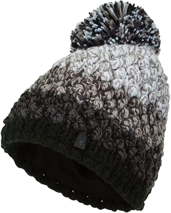 Spyder Brr Berry Hat in black and grey
