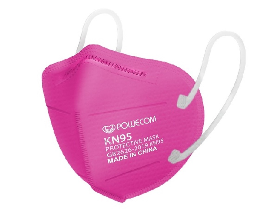 Pink Powecome KN95 medical face mask