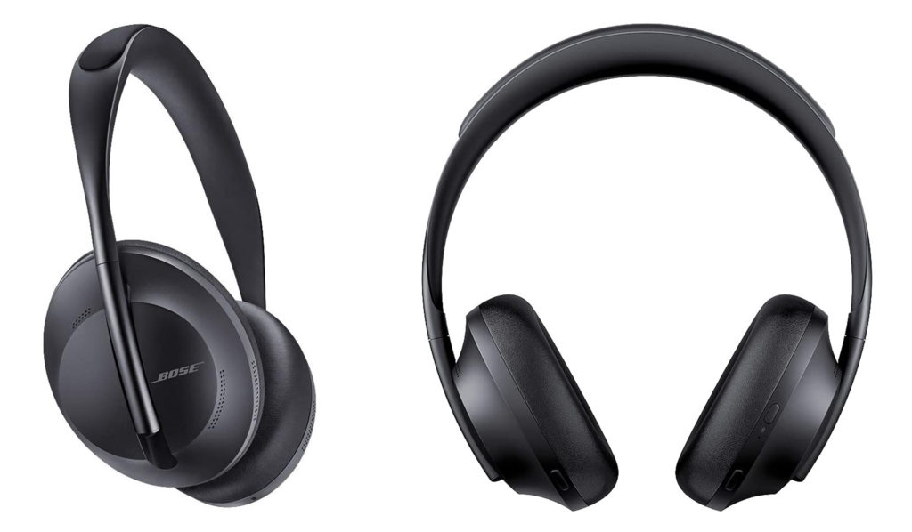 Front and side views of the Bose Noise Canceling Headphones 700