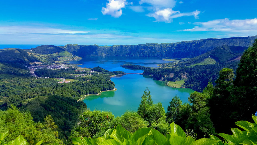 Lake Azul on Sao Miguel, Azores, Portugal