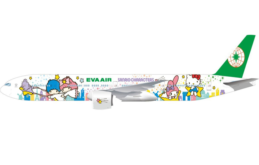Sanrio Characters Jet from Eva Air