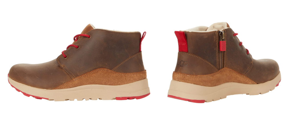 A pair of Ugg Canoe III Weather waterproof boots for children