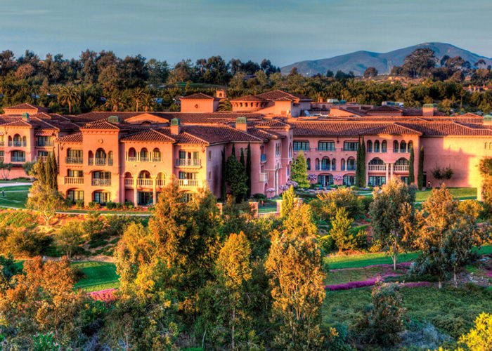 Aerial view of the Fairmont Grand Del Mar hotel