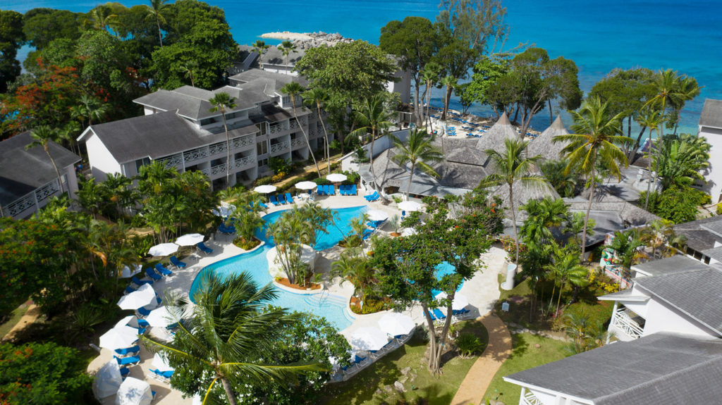 Aerial view of The Club Barbados Resort & Spa Adults-Only All-Inclusive