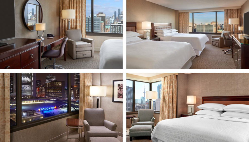 Rooms at the Sheraton Centre Toronto Hotel