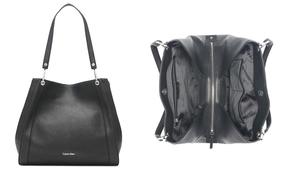 The The Calvin Klein Ellie Large Tote in black