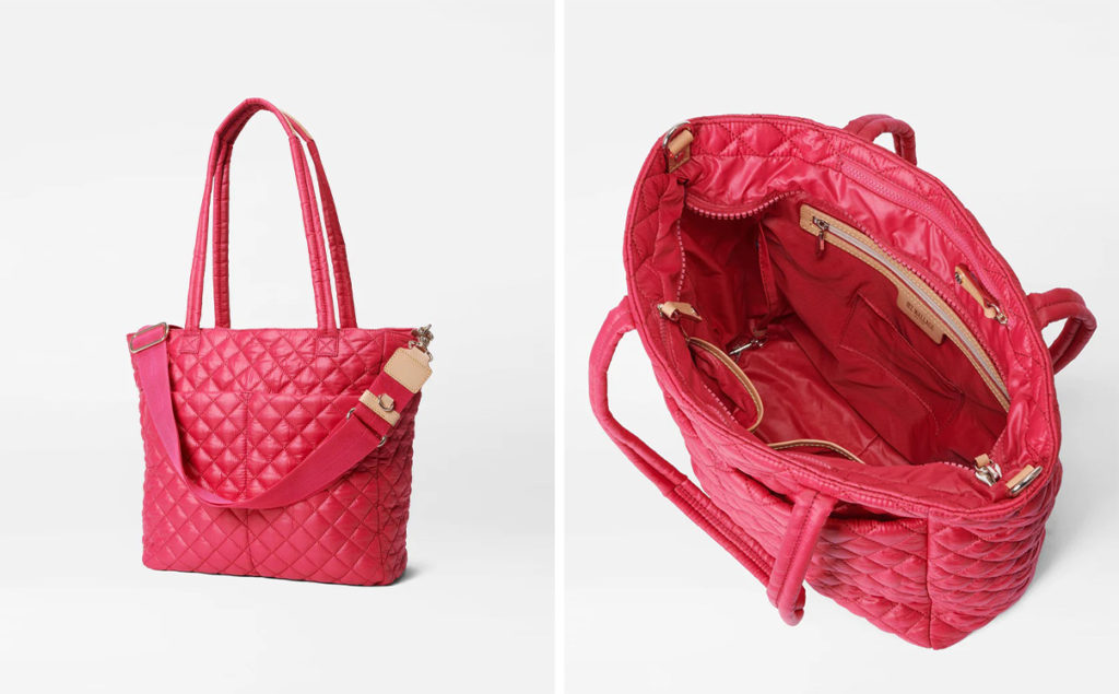 MZ Wallace Punch Metro Quatro Tote in pink