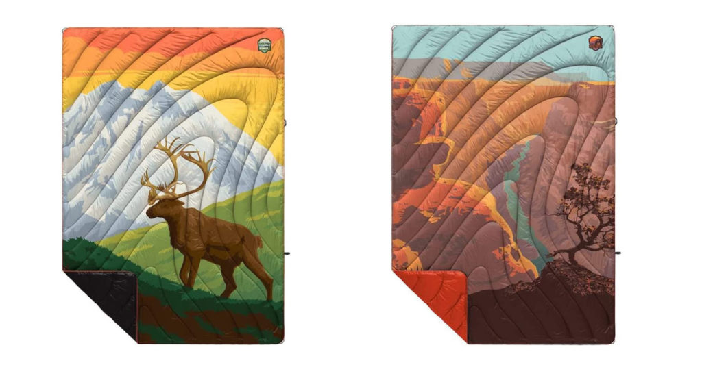 Rumpl National Parks Collection with animal imagery