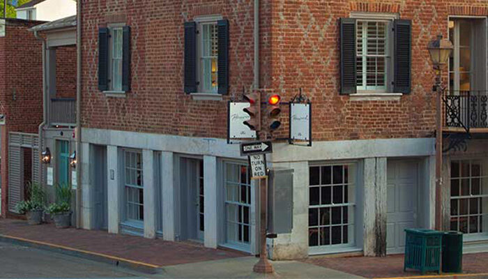 Exterior of The Georges boutique hotel in Lexington, VA